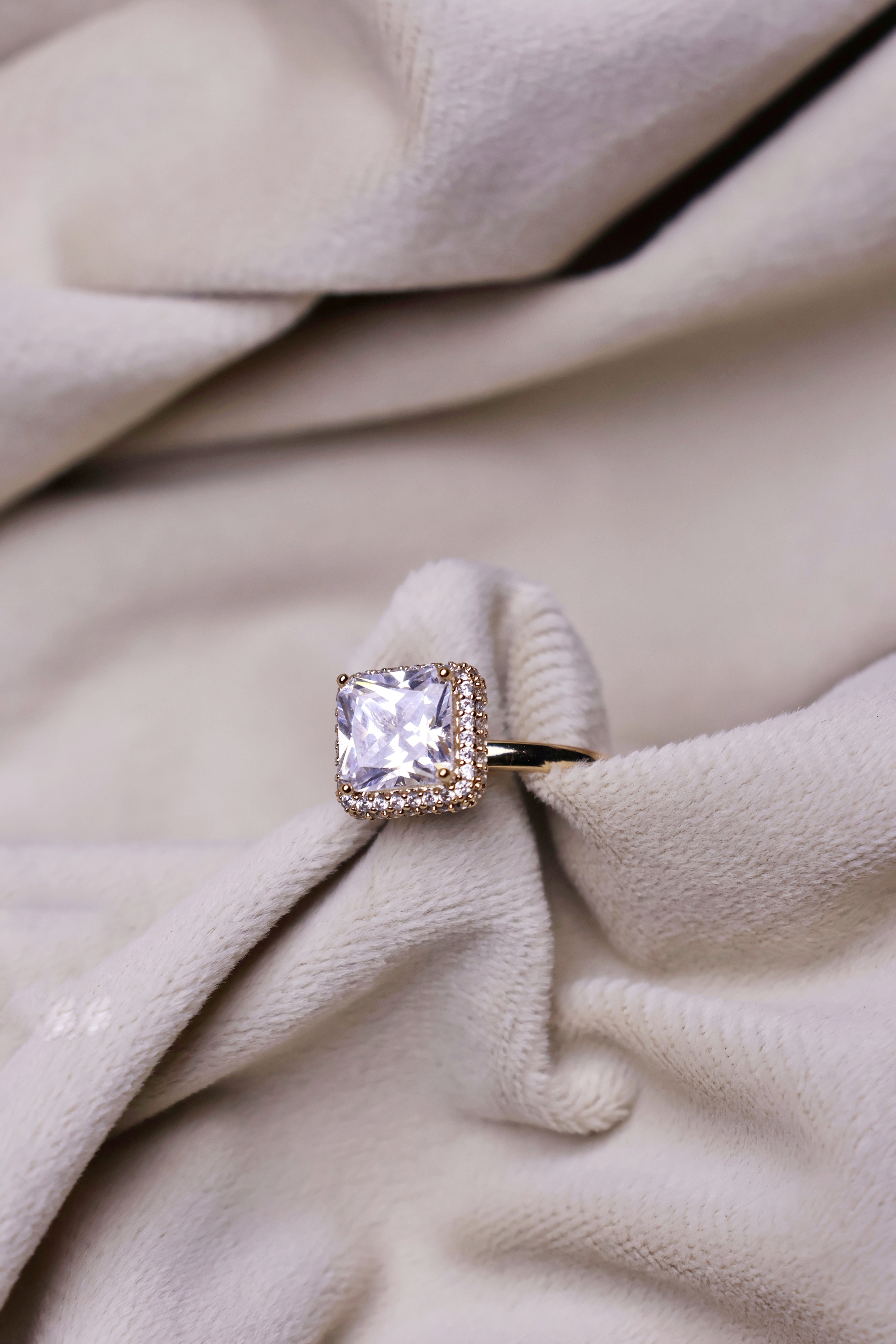 Gilded Prism Ring